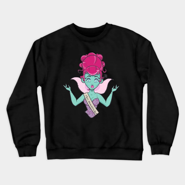 This Is What Happens When You Die Crewneck Sweatshirt by Psychofishes